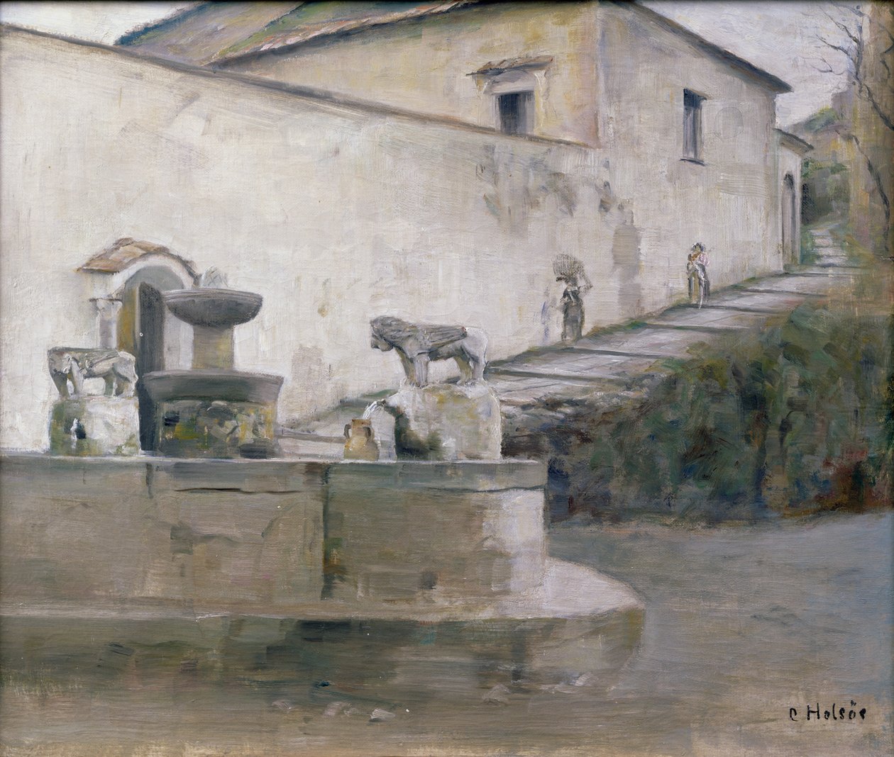 A szökőkút, Olaszország alkotó: Carl Holsoe