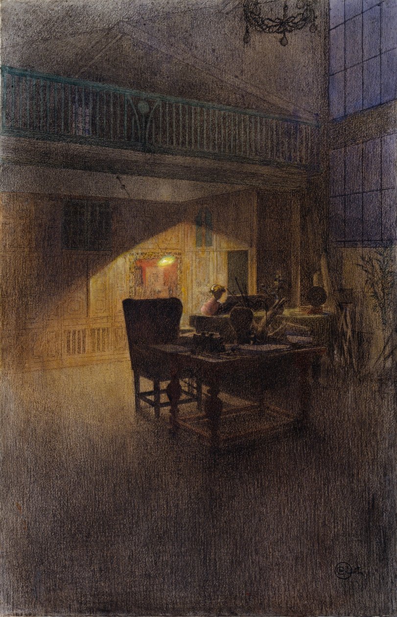 A zongoránál alkotó: Carl Larsson