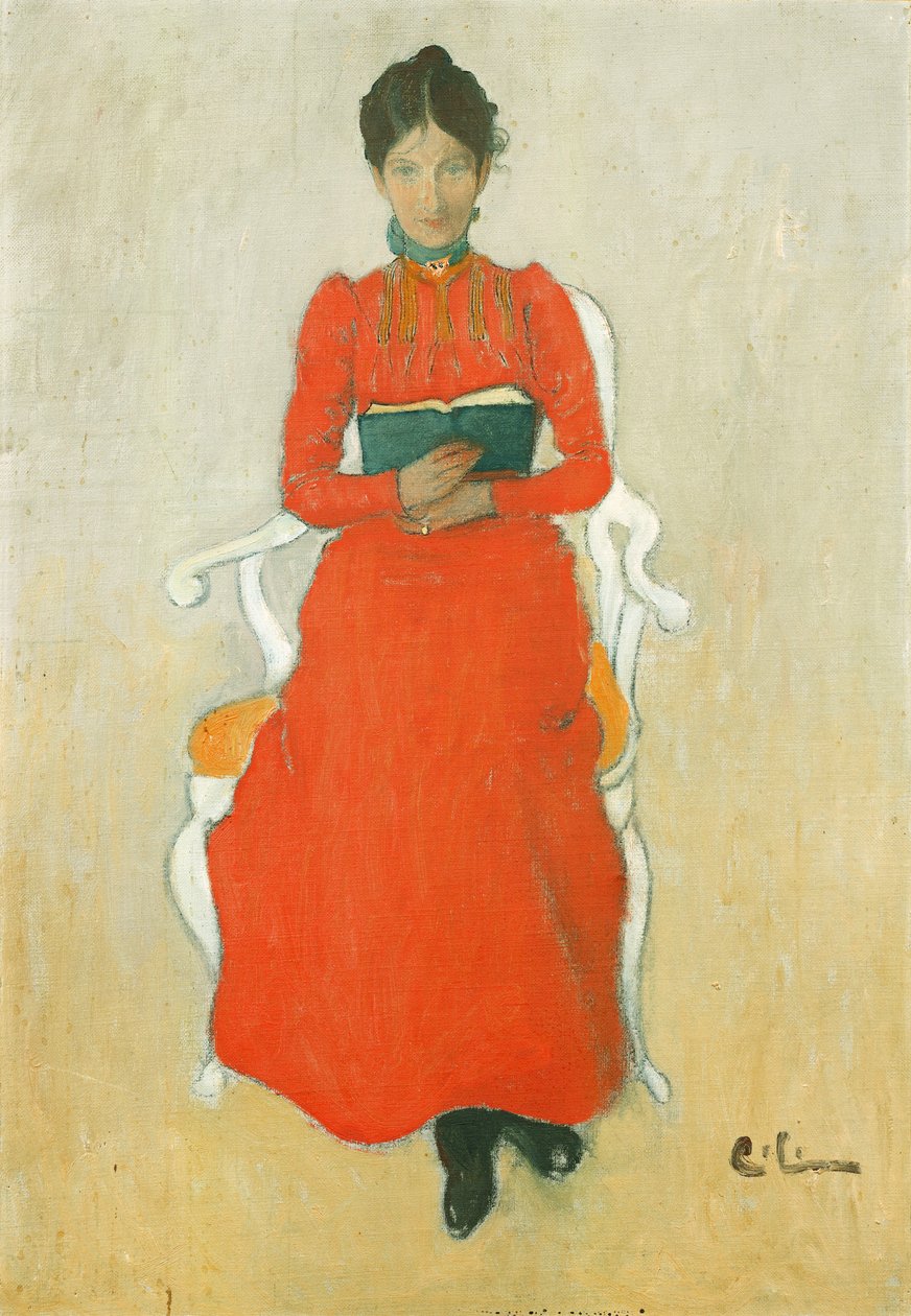 Lamm Dora portréja, 1900 körül alkotó: Carl Larsson