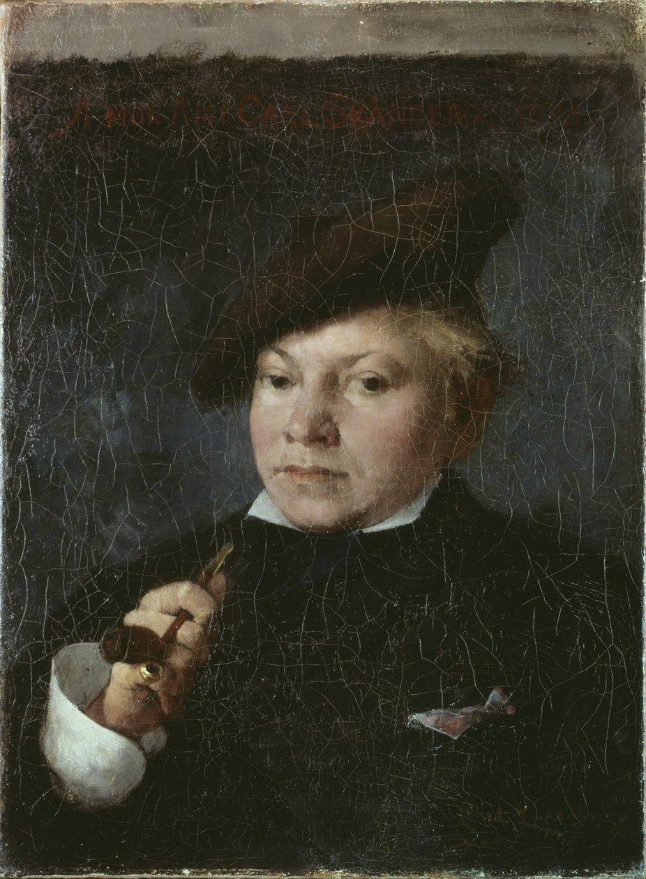 Carl Skanberg művész, 1878 alkotó: Carl Larsson