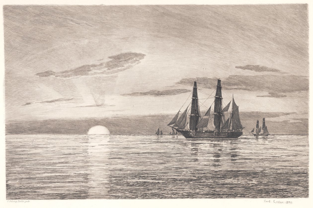 Napnyugta alkotó: Carl Locher