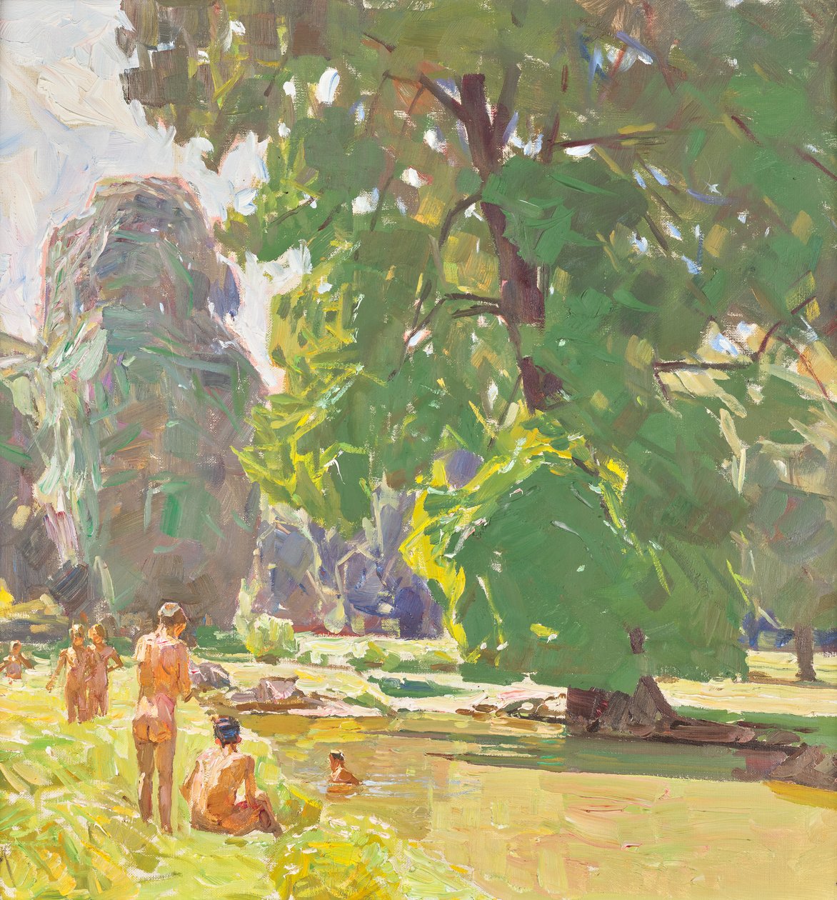 A bécsi Práterből II alkotó: Carl Moll
