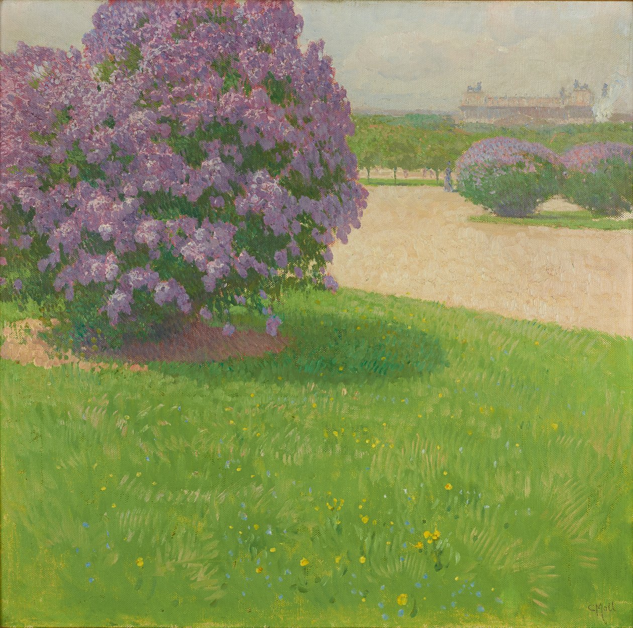 Hősök tere orgonával alkotó: Carl Moll