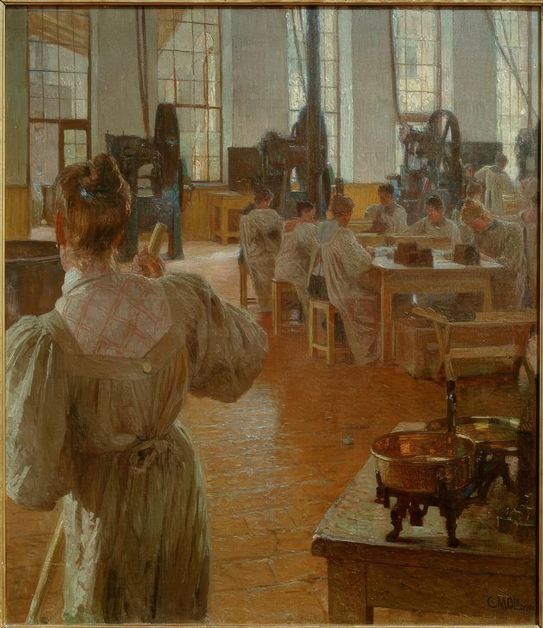 A kávégyárban alkotó: Carl Moll