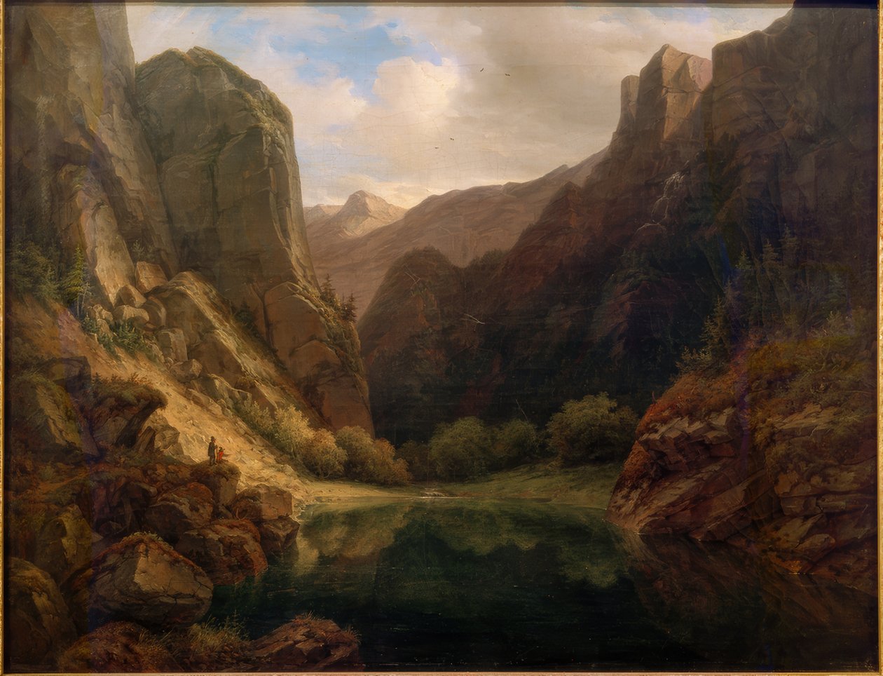 Bergsee alkotó: Carl Morgenstern