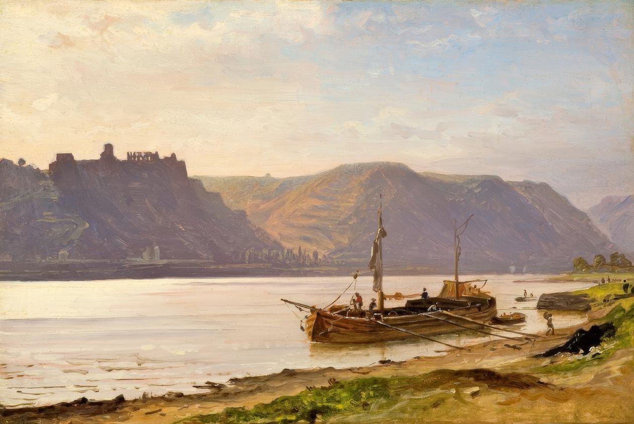 C.Morgenstern, Rajna táj várromokkal alkotó: Carl Morgenstern