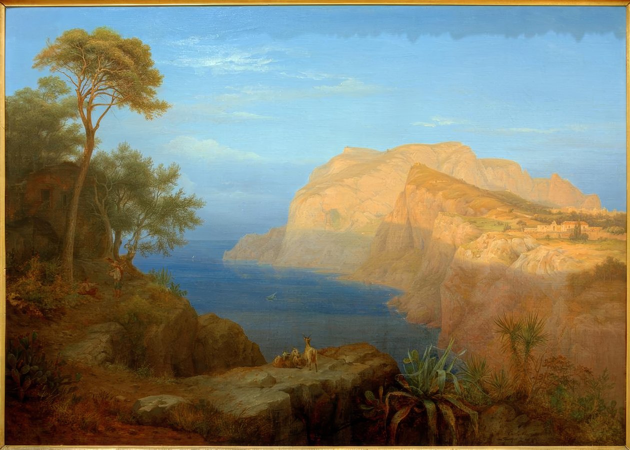 Capri napfelkeltekor alkotó: Carl Morgenstern