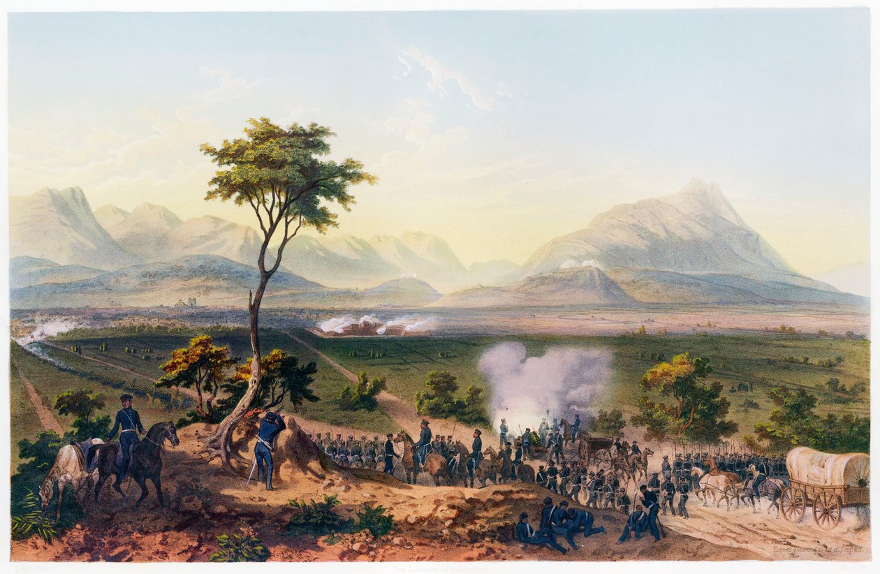 Monterey elfoglalása, kocsma. 1851. alkotó: Carl Nebel