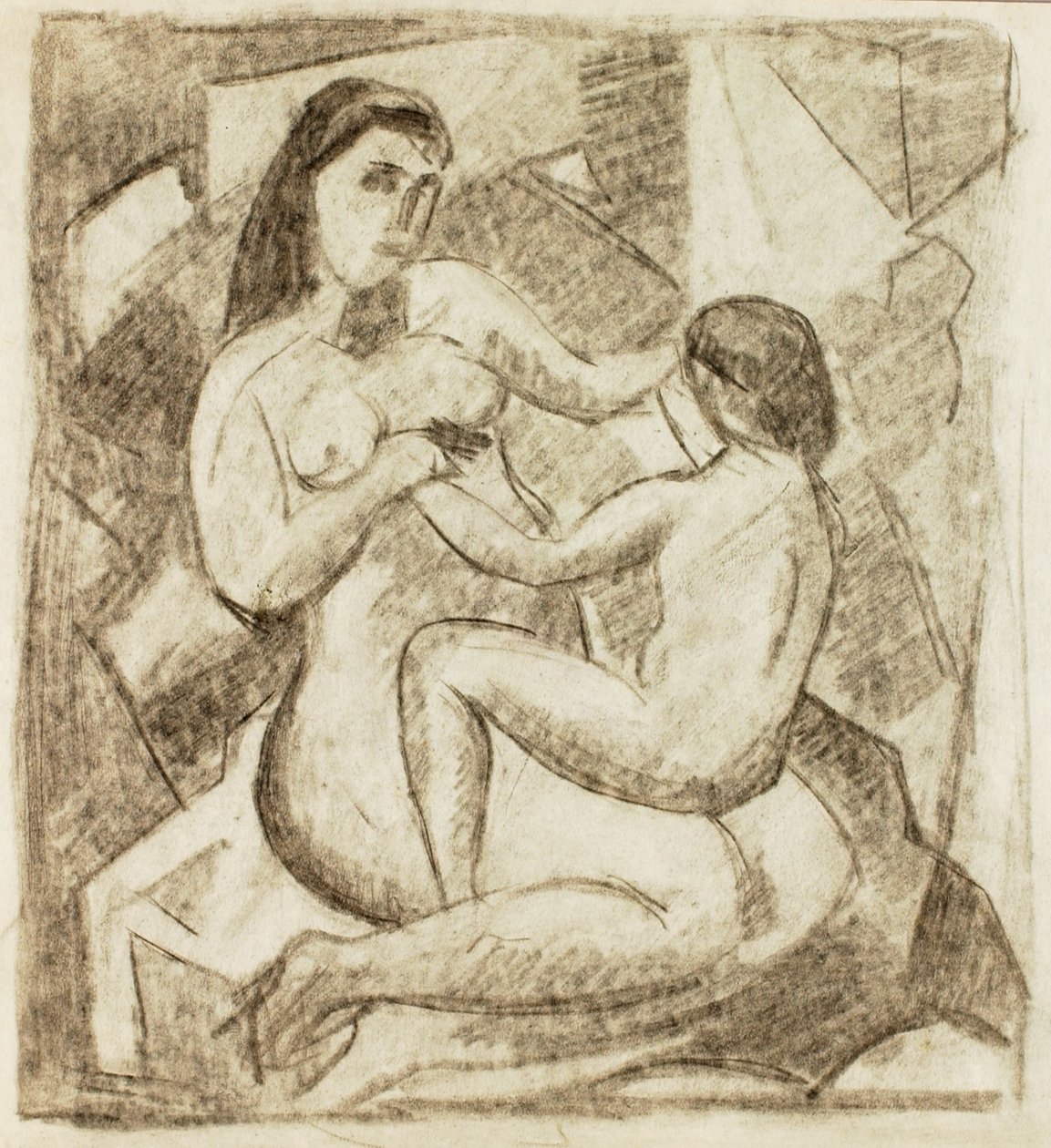 Anya és gyermeke alkotó: Carl Newman