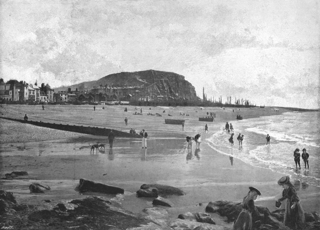 Hastings, Óváros és tengerpart, 1900 alkotó: Carl Norman