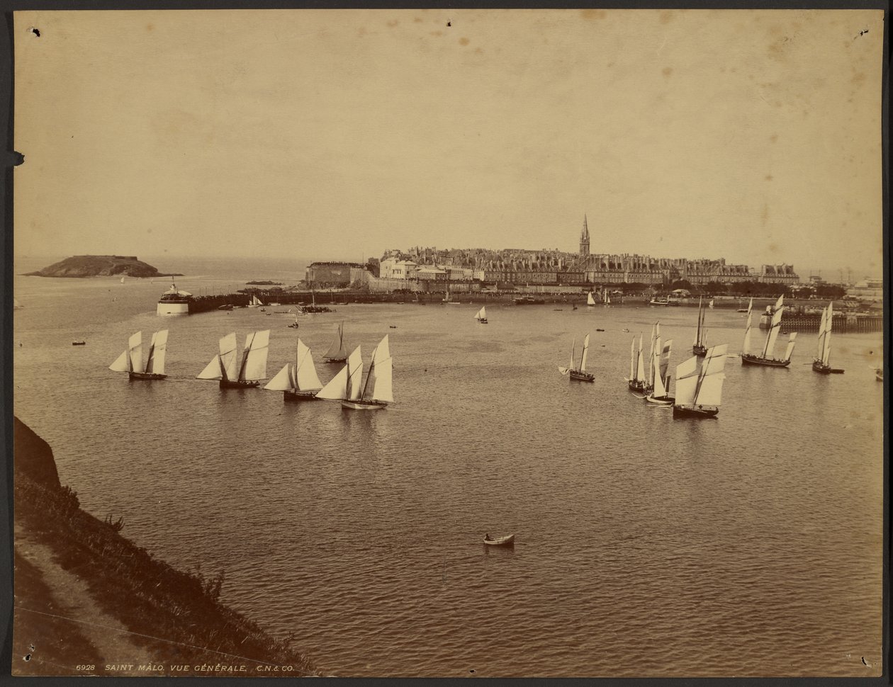 Saint Malo. Vue Generale. alkotó: Carl Norman