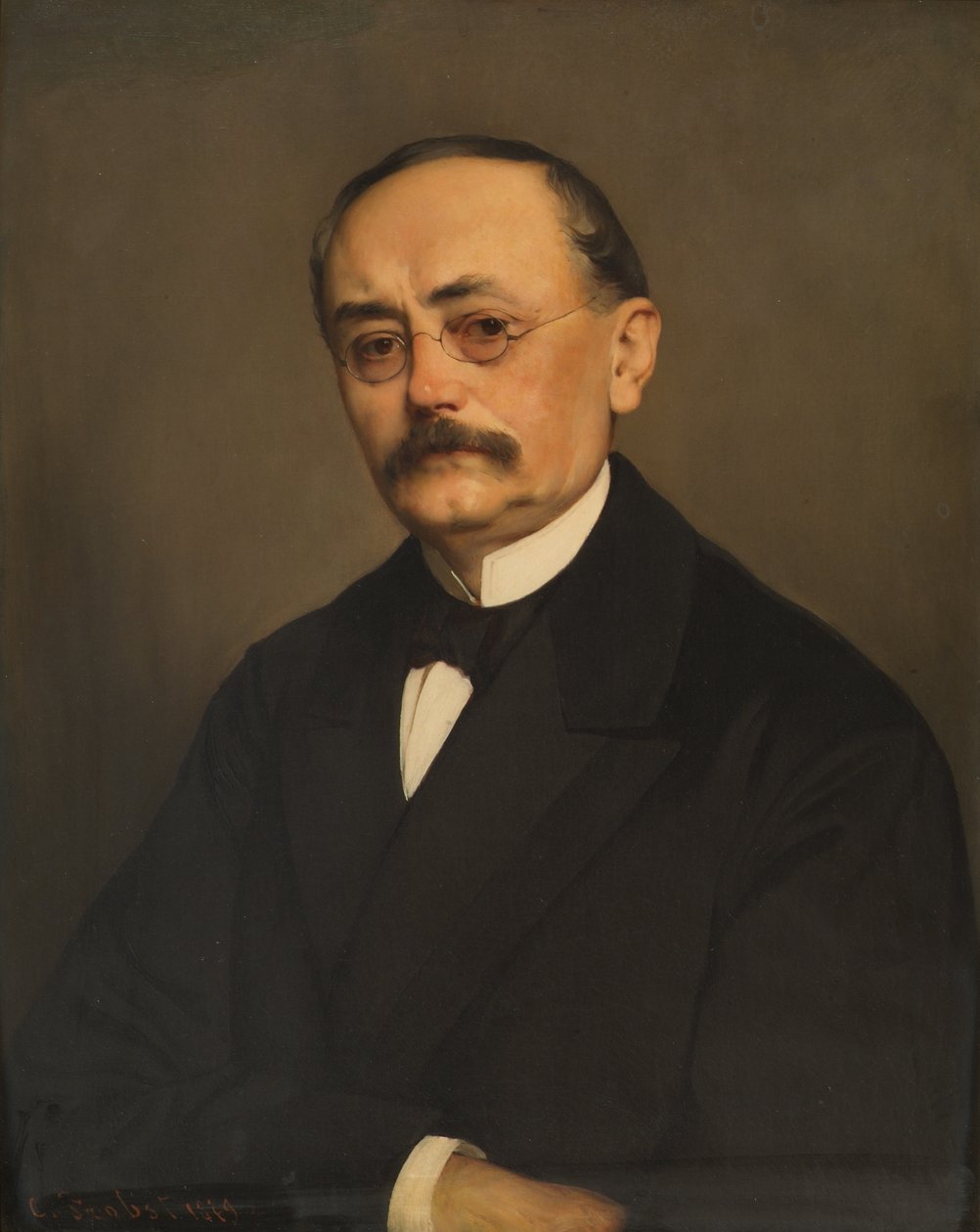 Leopold Ritter Hasner von Artha miniszter alkotó: Carl Probst