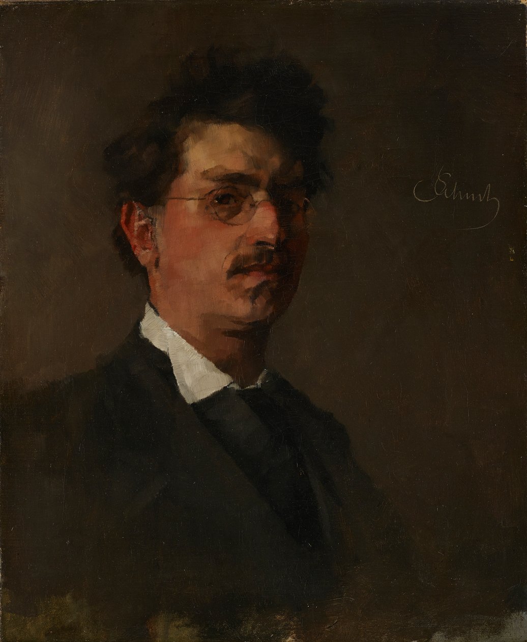Önarckép alkotó: Carl Schuch