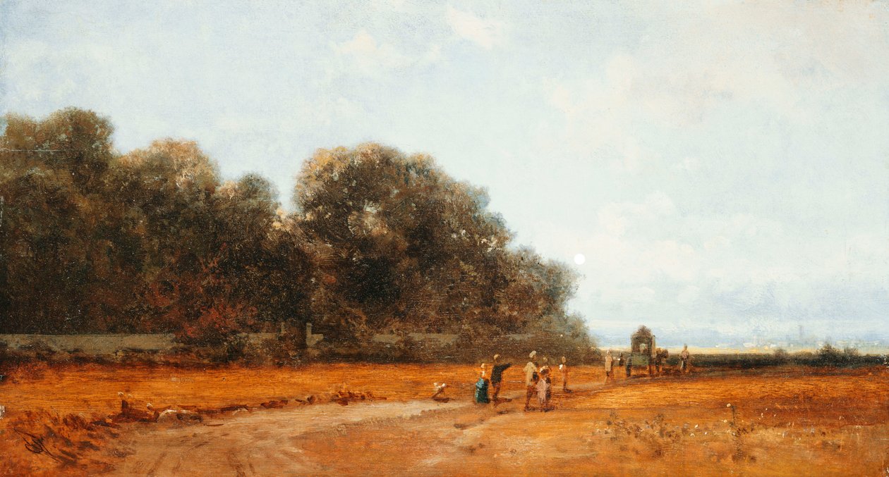 A müncheni Nymphenburger Parkban alkotó: Carl Spitzweg