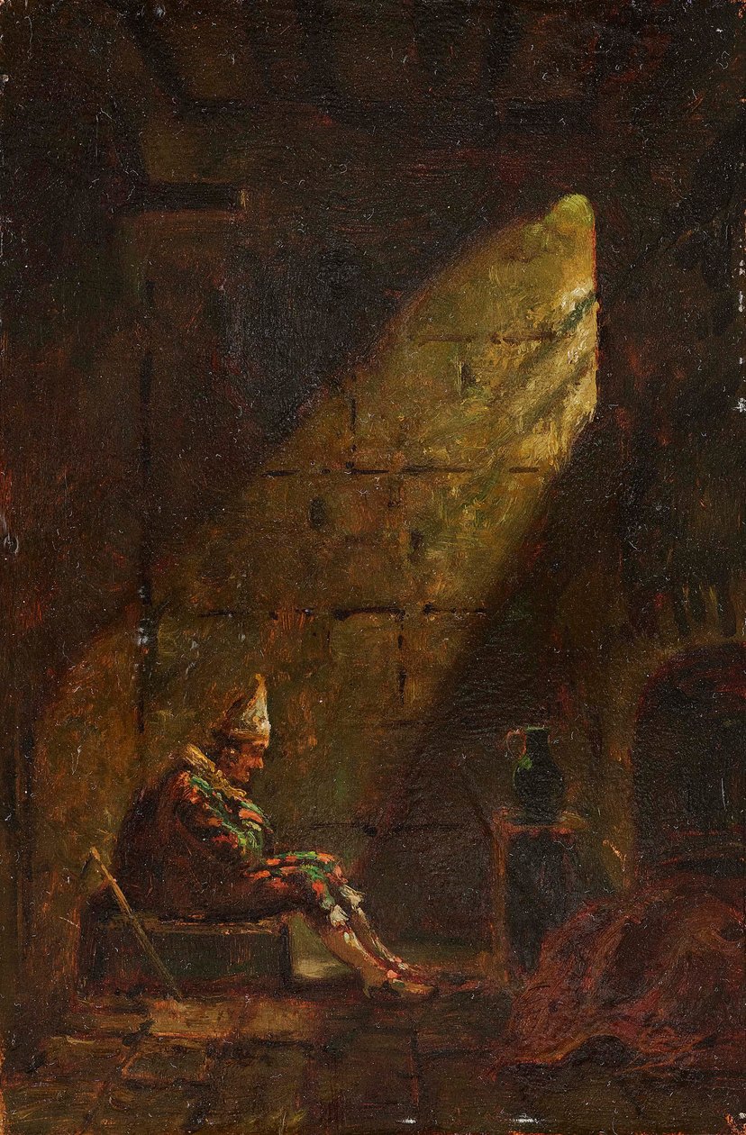 Hamvazószerda, 1860 körül. alkotó: Carl Spitzweg