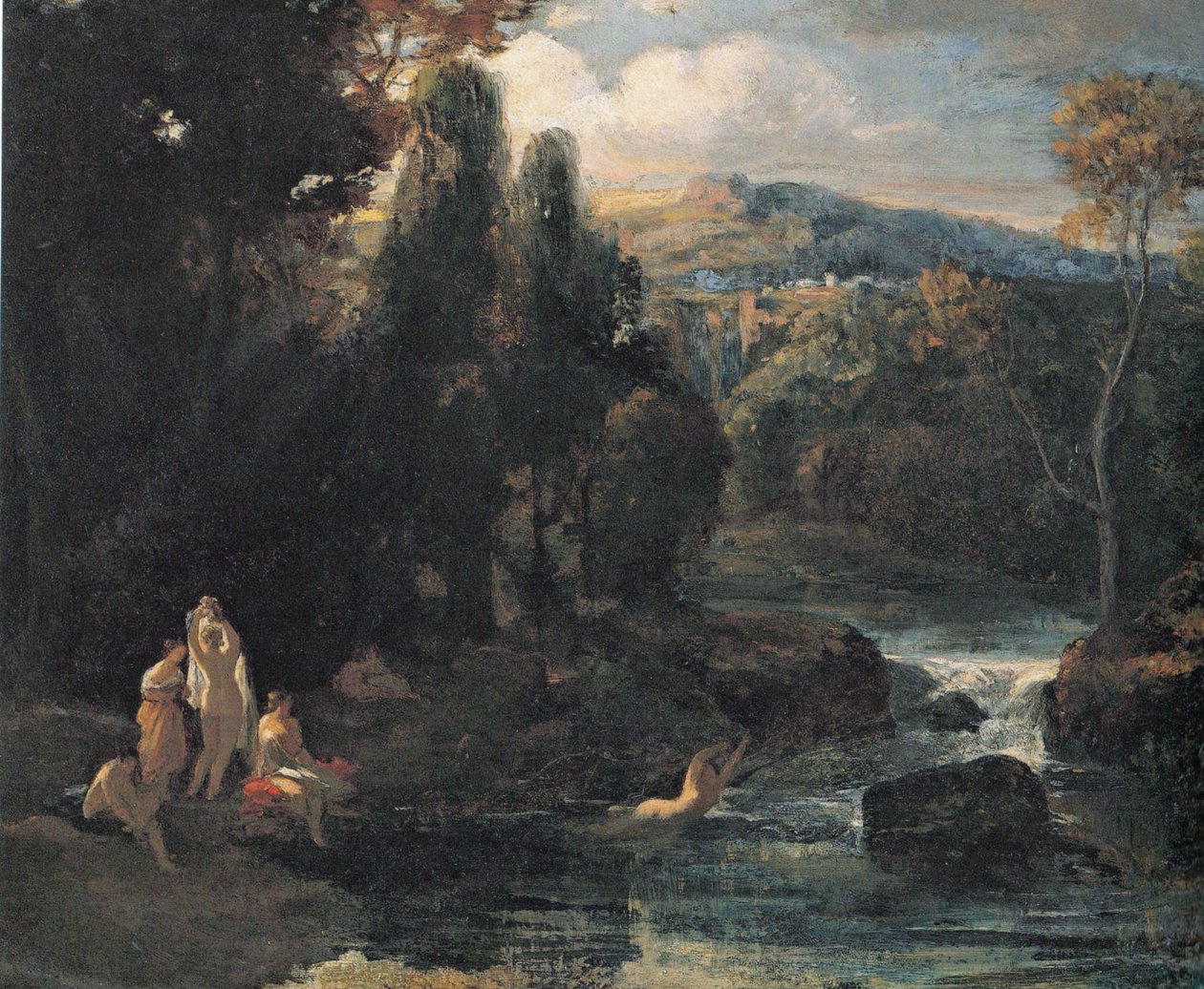 Fürdő nimfák alkotó: Carl Spitzweg