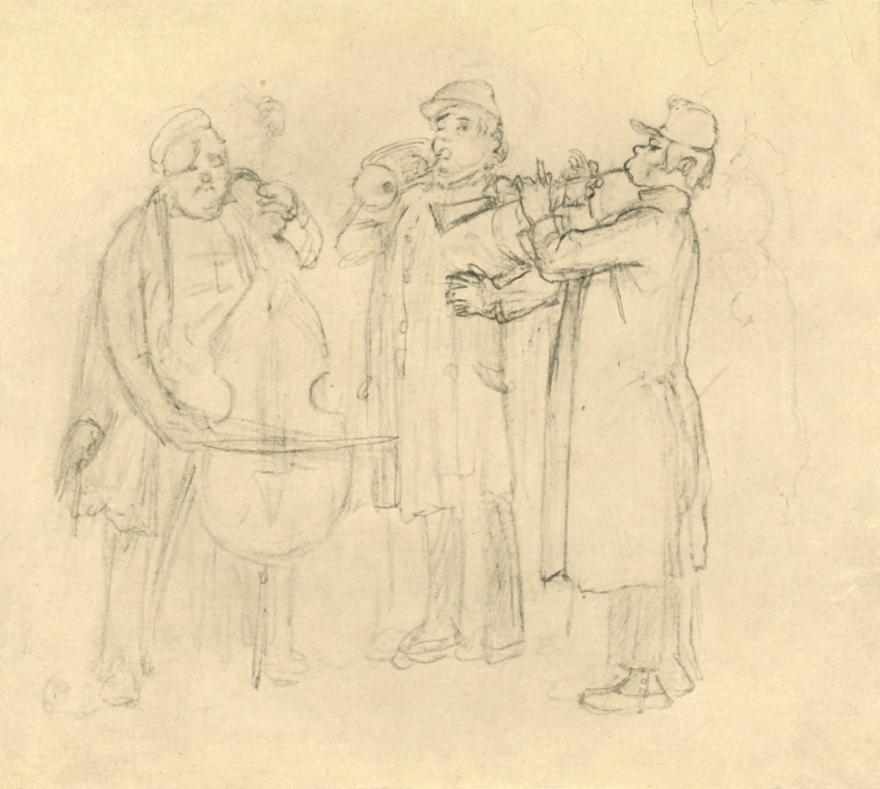 Bettelmusikanten, 19. század közepe-vége, 1924. alkotó: Carl Spitzweg