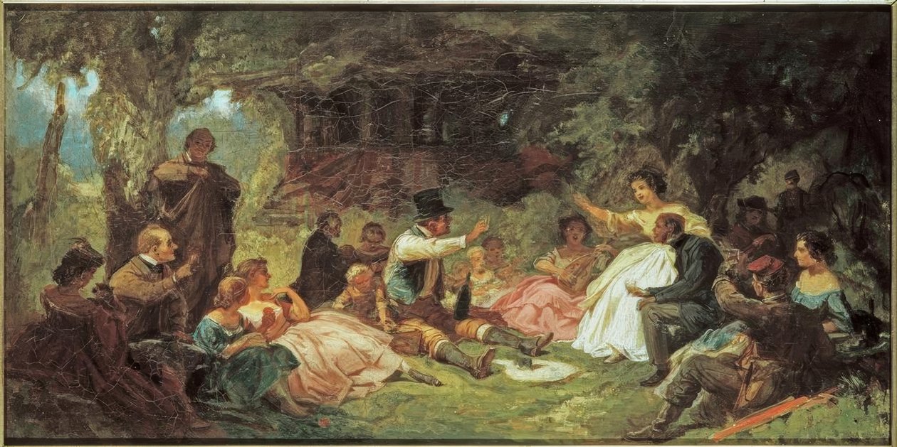 A piknik alkotó: Carl Spitzweg