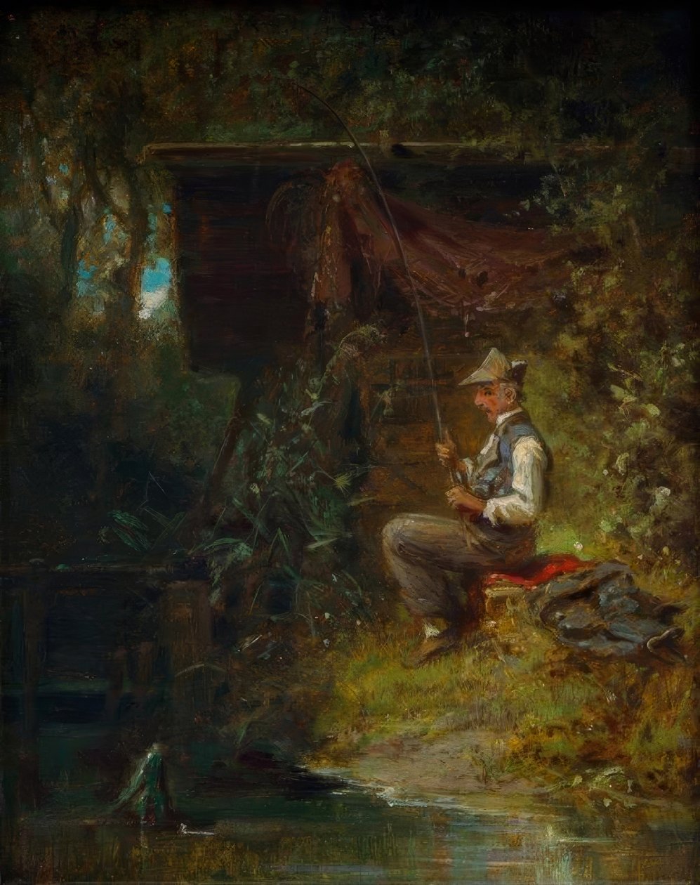 A halász alkotó: Carl Spitzweg