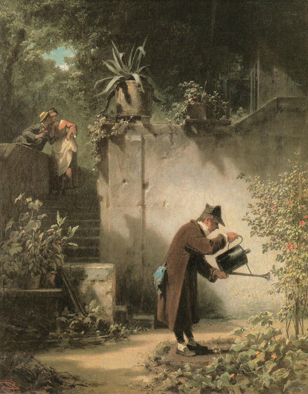 A virág szerelmese alkotó: Carl Spitzweg