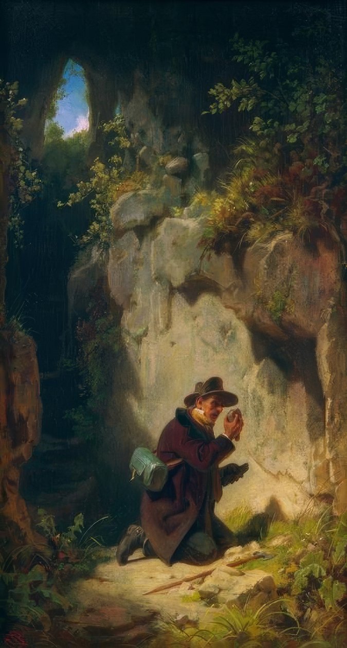 A geológus alkotó: Carl Spitzweg