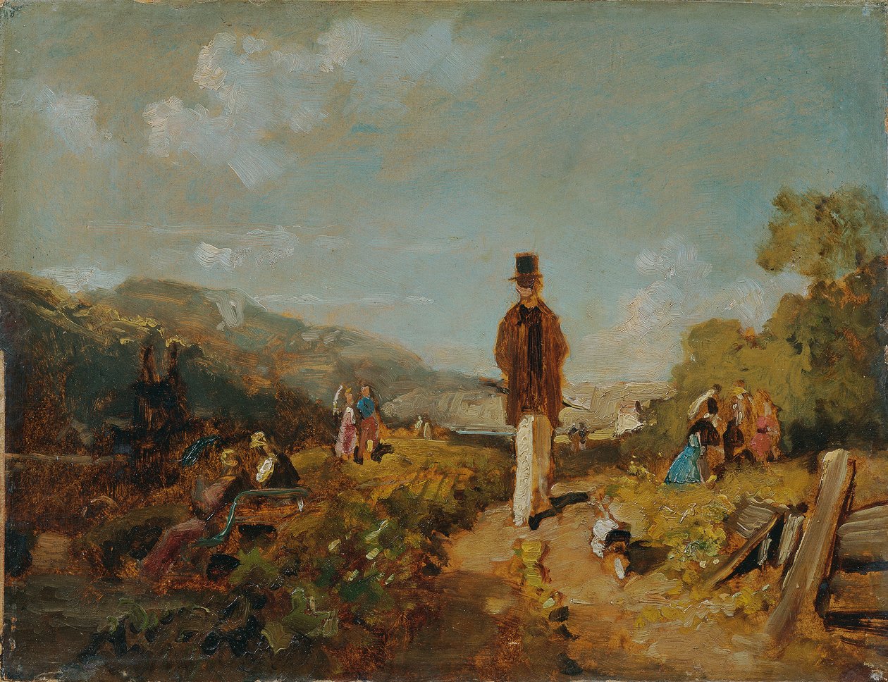 Ott Hagestolz alkotó: Carl Spitzweg