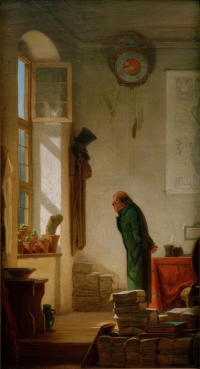 A kaktusz szerelmese alkotó: Carl Spitzweg
