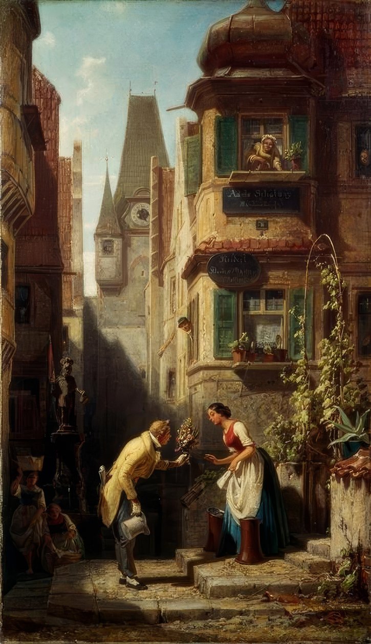 Az örök násznép alkotó: Carl Spitzweg