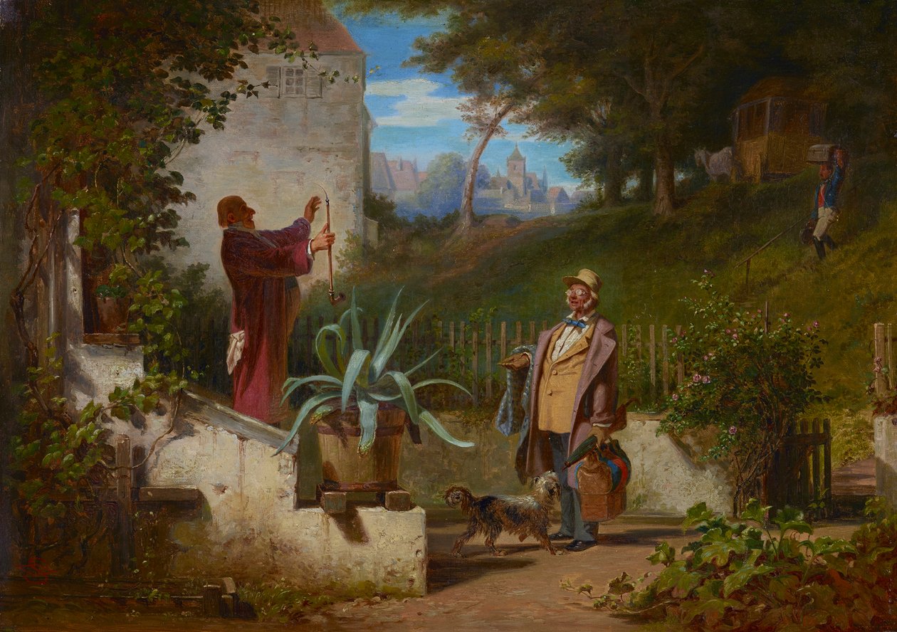 A gyerekkori barátok alkotó: Carl Spitzweg