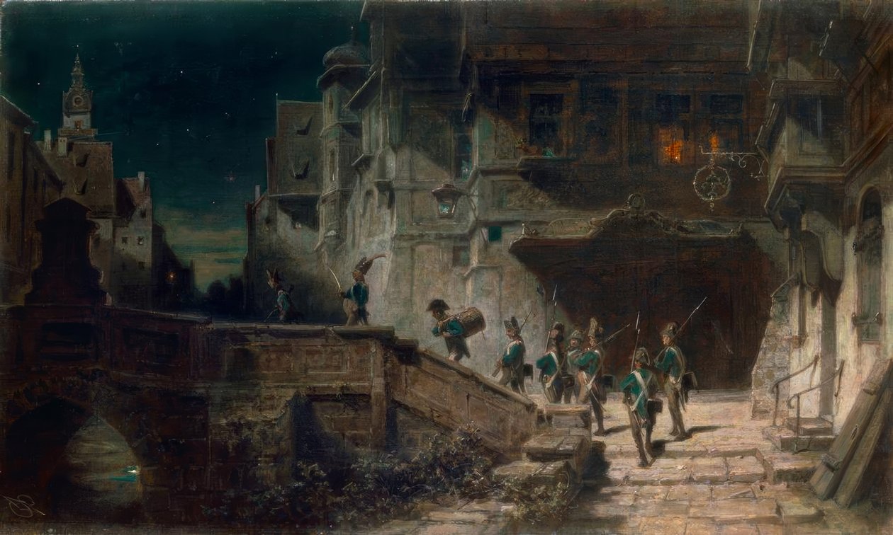 A Scharwache alkotó: Carl Spitzweg