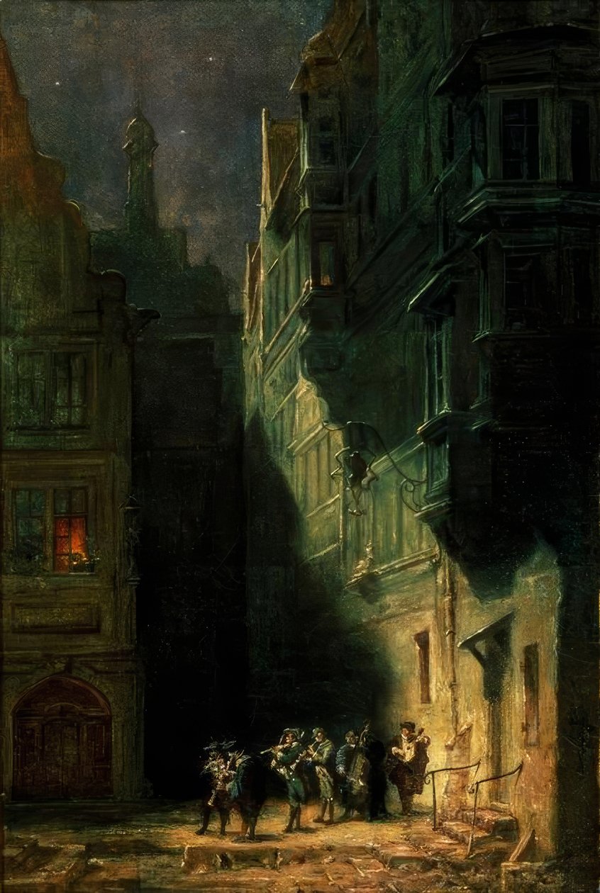 A szerenád alkotó: Carl Spitzweg