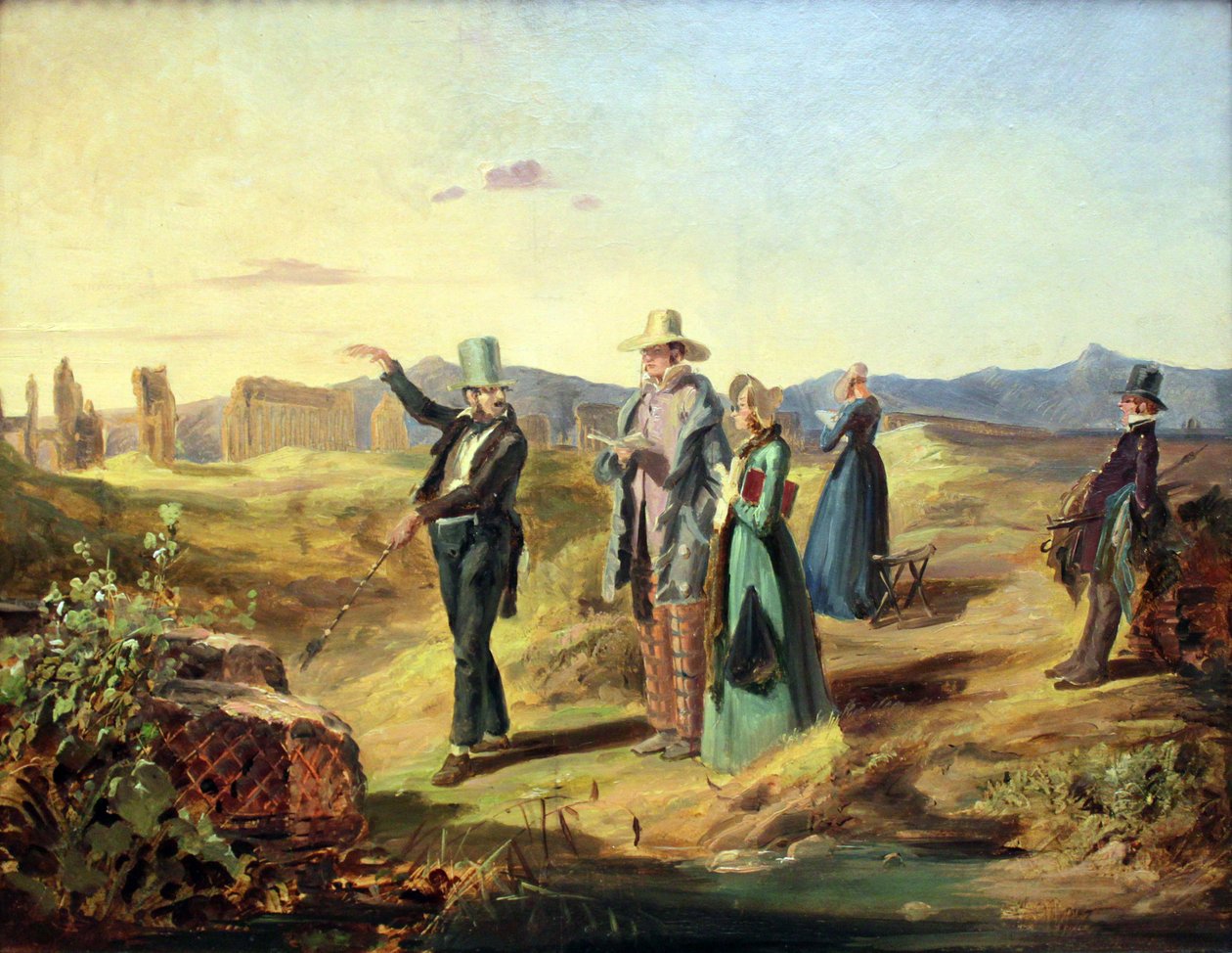 Angol a Campagnában alkotó: Carl Spitzweg