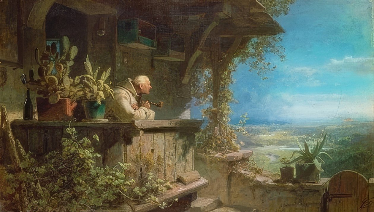 Ég. 1860/62 körül alkotó: Carl Spitzweg