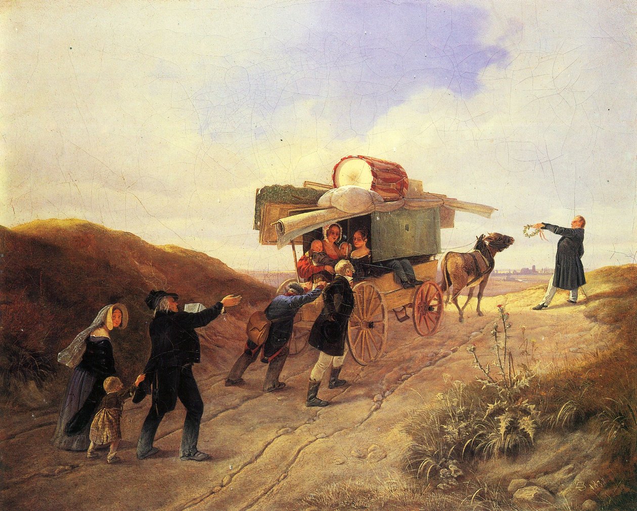 Utazó komikusok alkotó: Carl Spitzweg