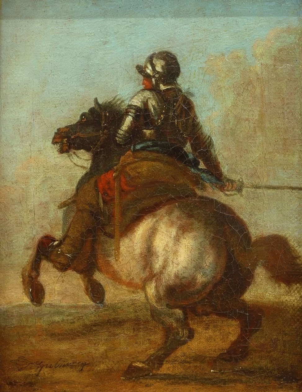 Lovas portré alkotó: Carl Spitzweg
