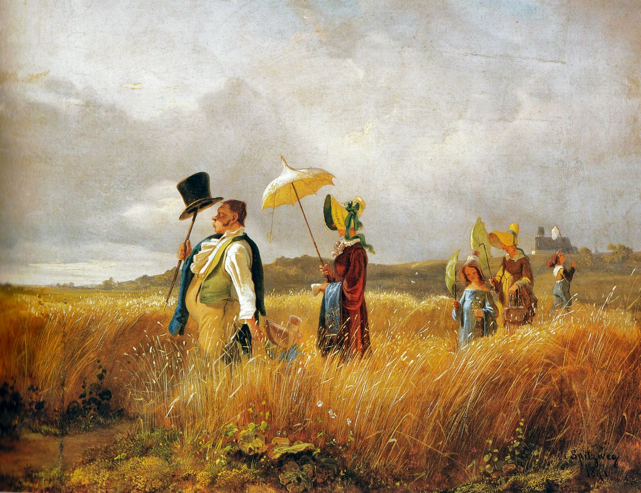 Vasárnapi Séta alkotó: Carl Spitzweg