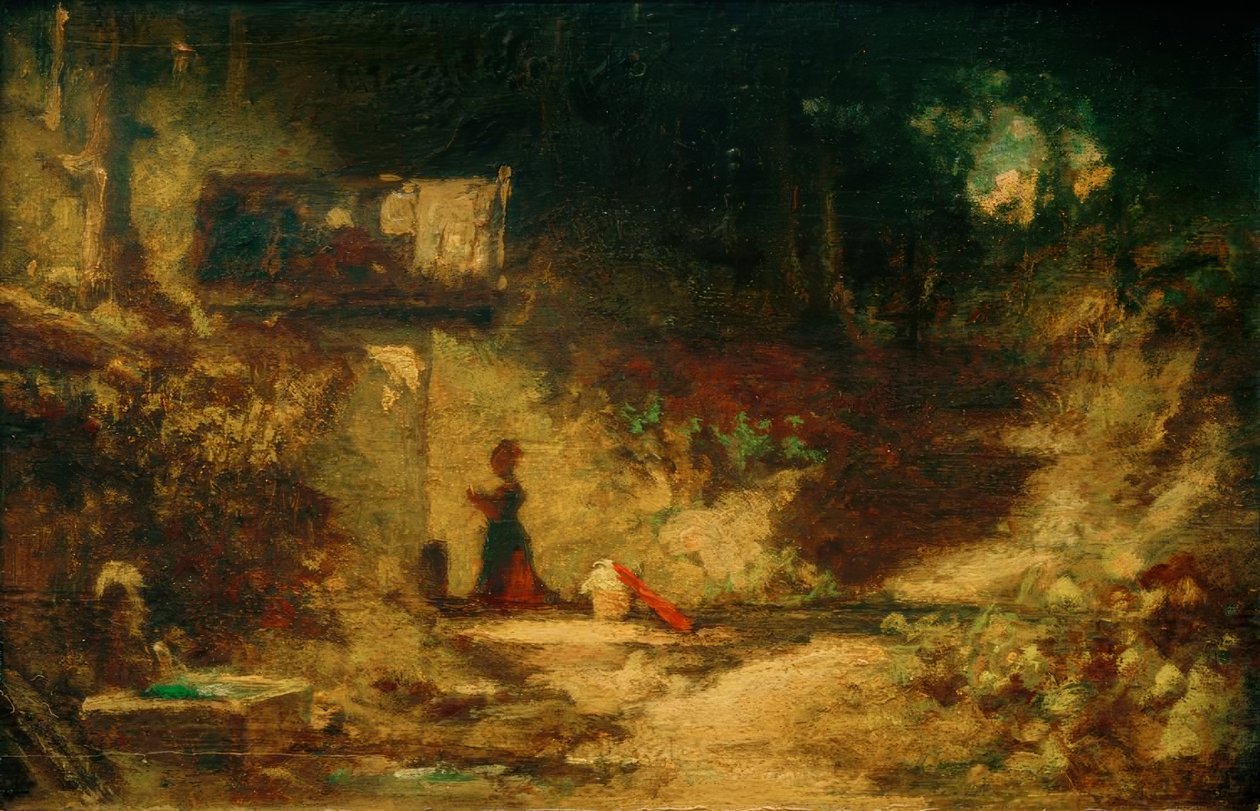 Az erdei kápolna előtt alkotó: Carl Spitzweg