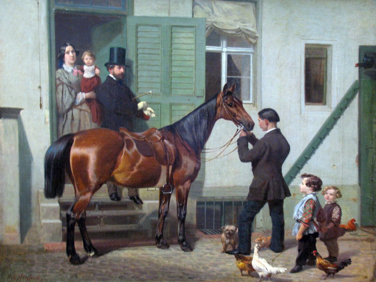 A művész lovaglása alkotó: Carl Steffeck