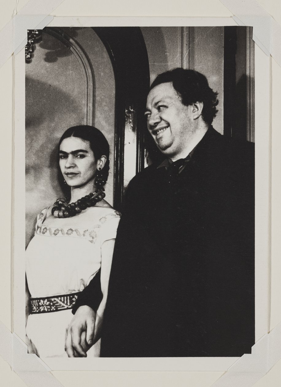 Frida Kahlo és Diego Rivera alkotó: Carl Van Vechten