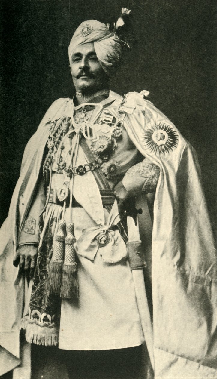 Sir Pertab Singh, 19. század vége, 1920 körül. alkotó: Carl Vandyk