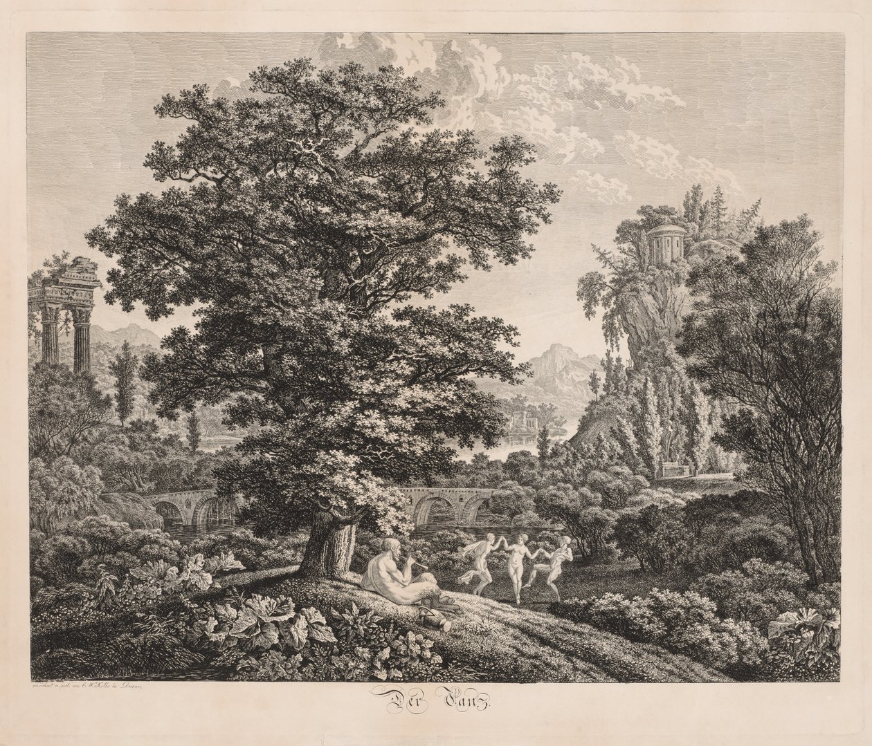 A tánc, 1799. alkotó: Carl Wilhelm Kolbe I
