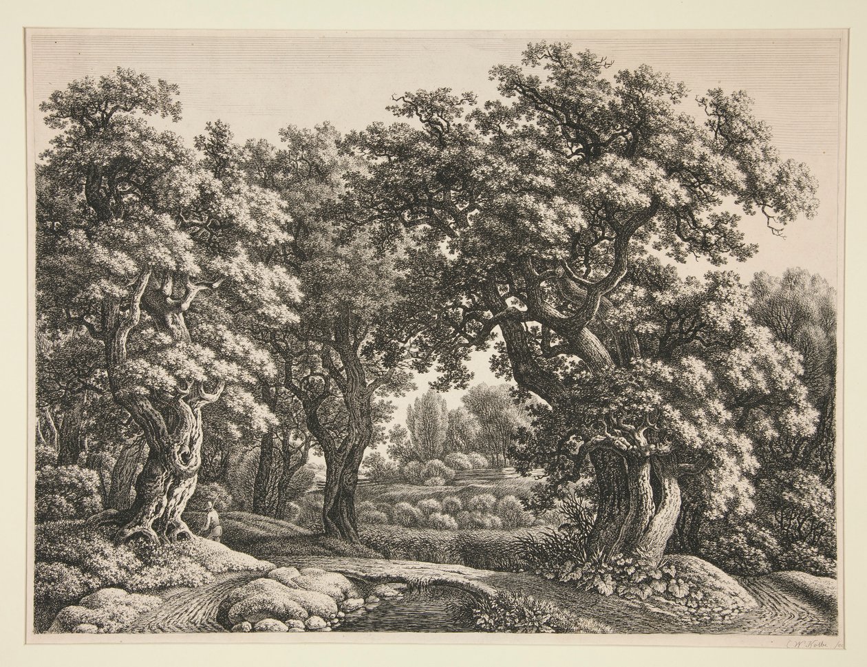 Erdei táj alkotó: Carl Wilhelm Kolbe the elder