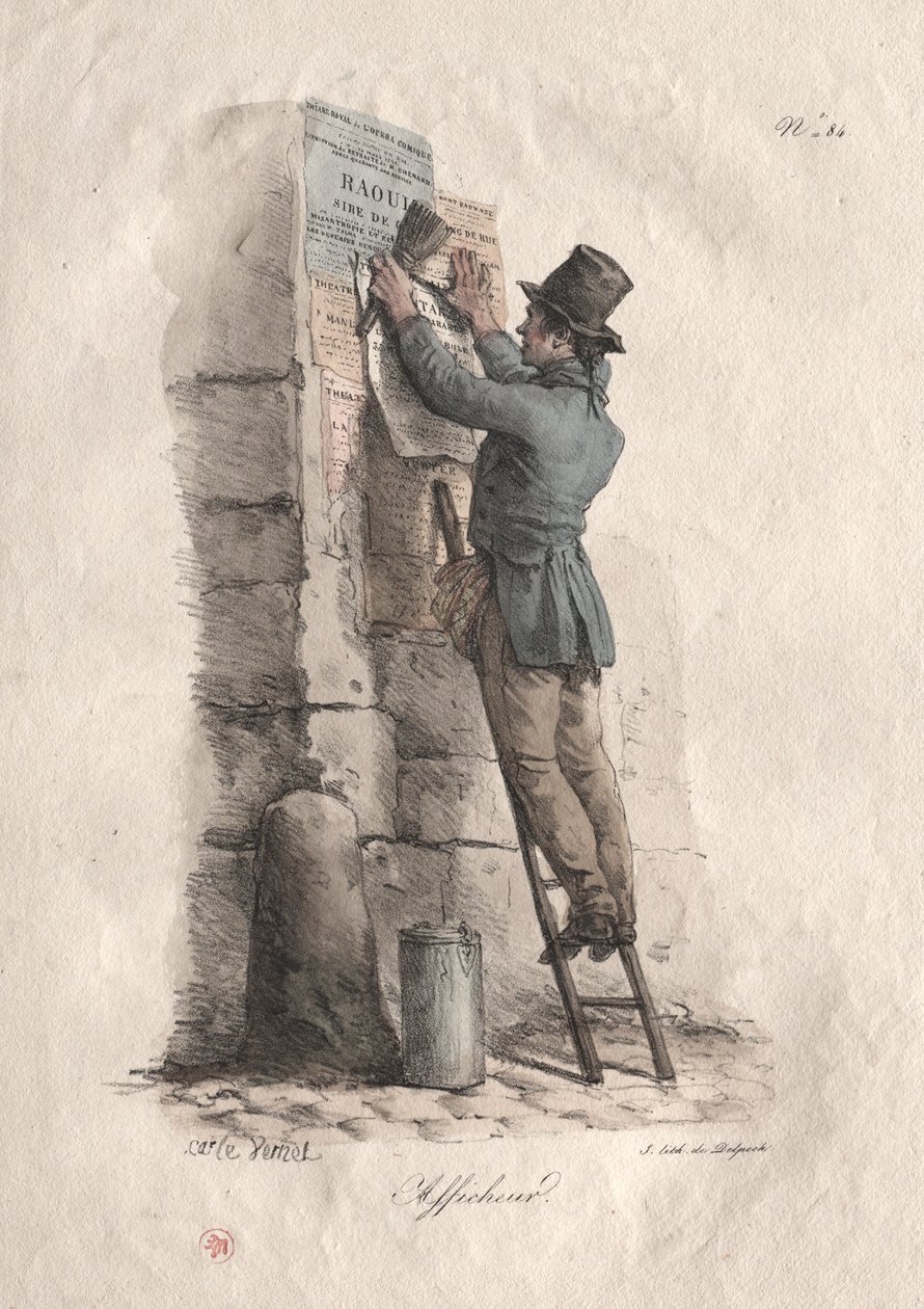 Bill plakát. alkotó: Carle Vernet