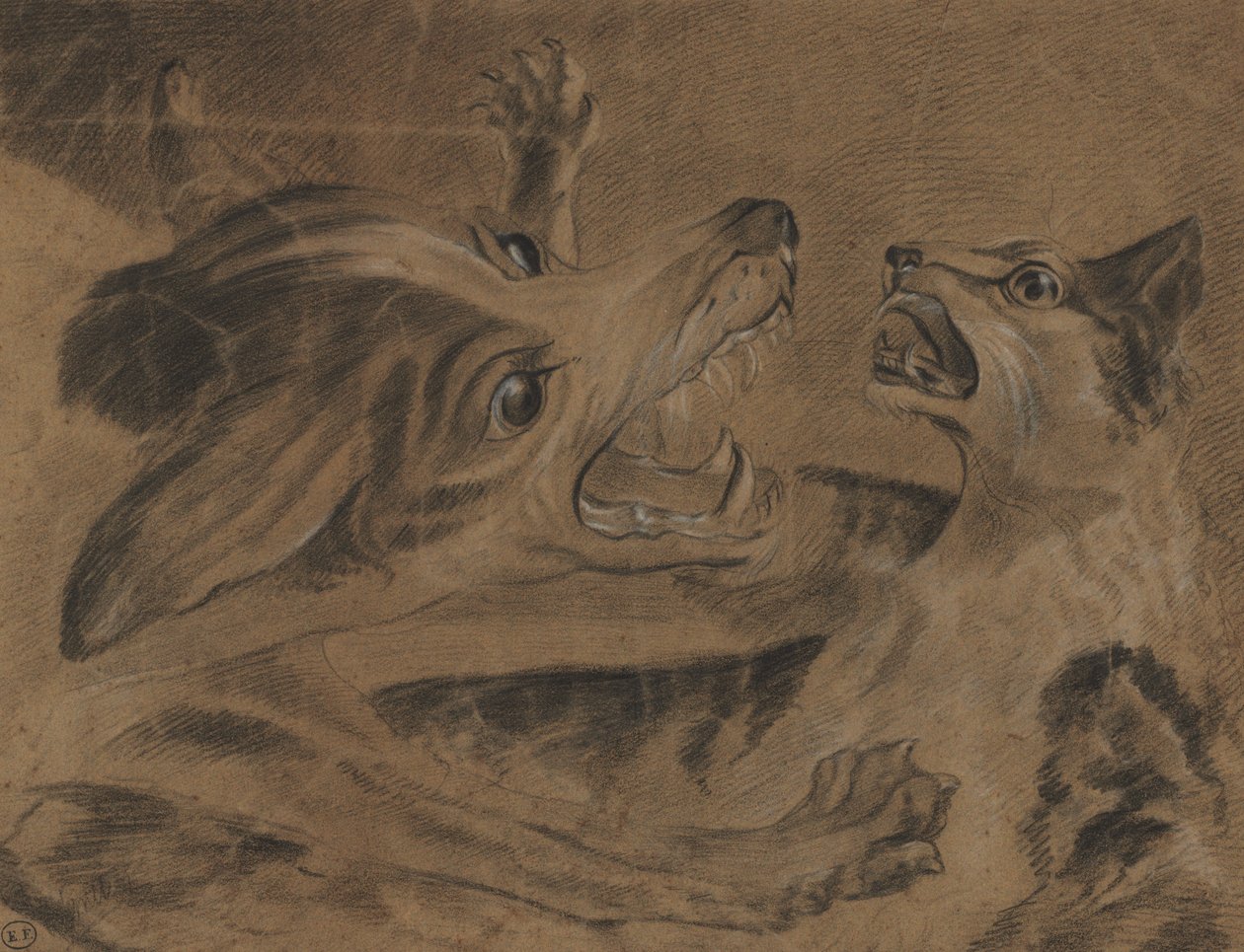 Harcoló állatok alkotó: Carle Vernet
