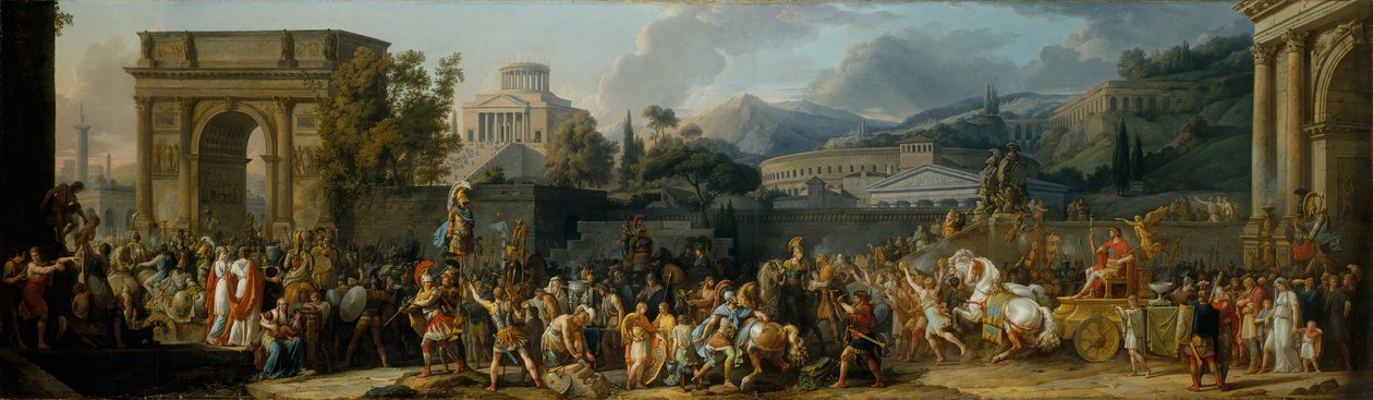 Aemilius Paulus diadala, 1789. alkotó: Carle Vernet