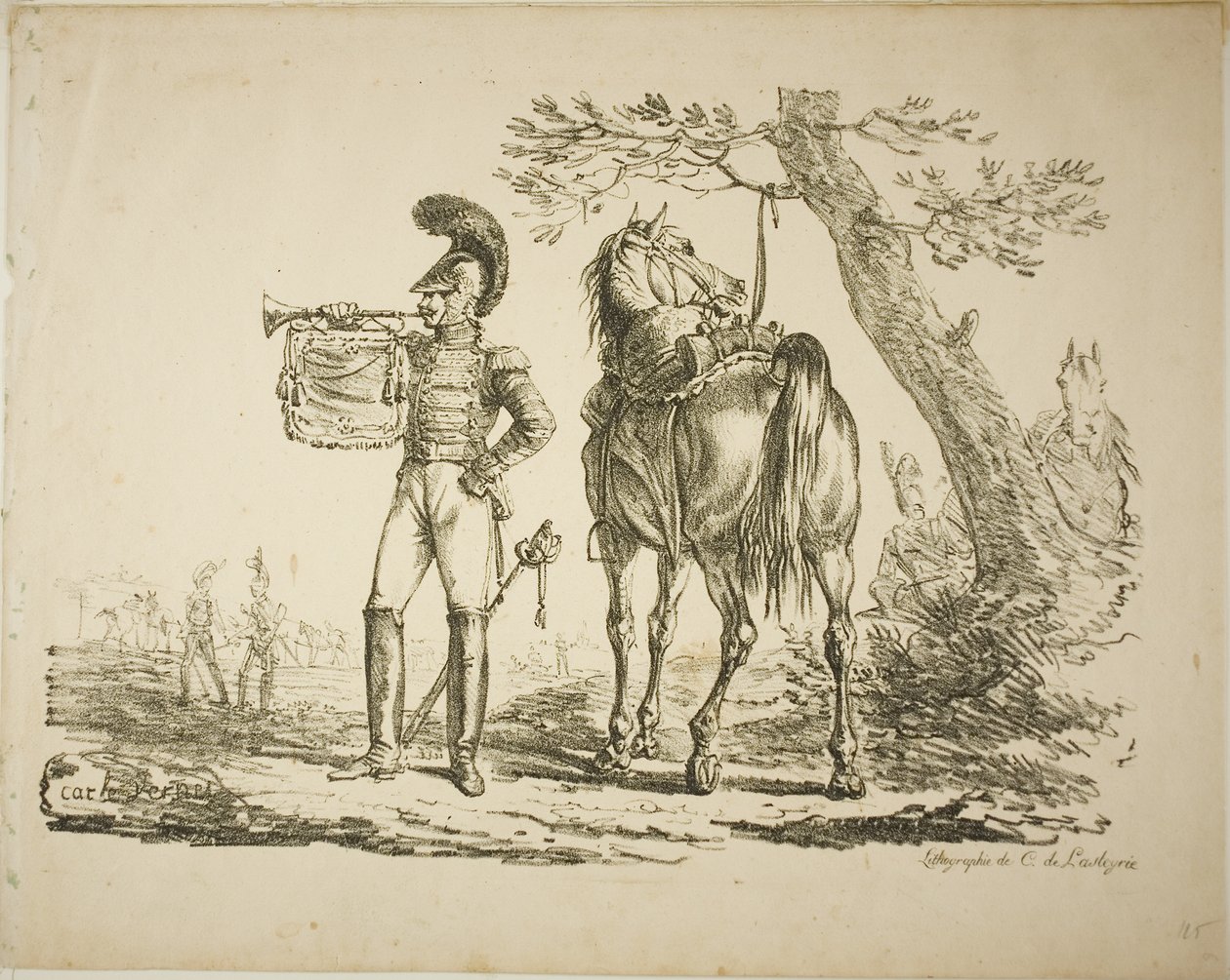 A Puskások trombitása alkotó: Carle Vernet
