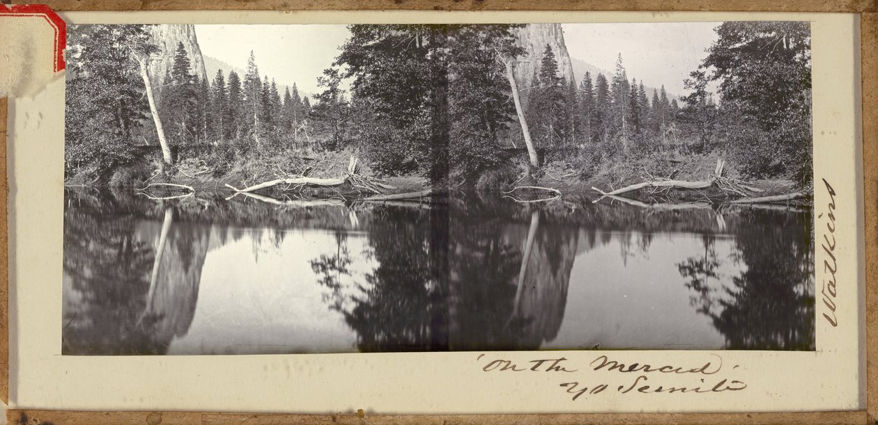 A Merced Yosemite -en alkotó: Carleton E. Watkins