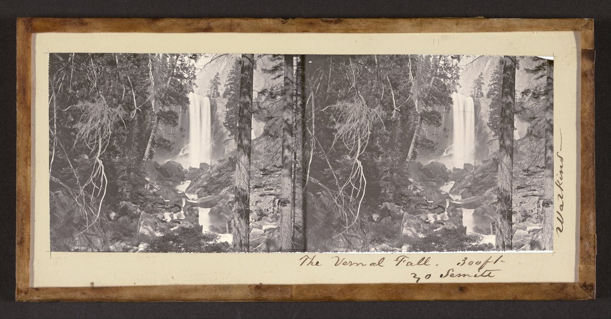 A tavaszi bukás. 300 láb Yo Semite. alkotó: Carleton E. Watkins