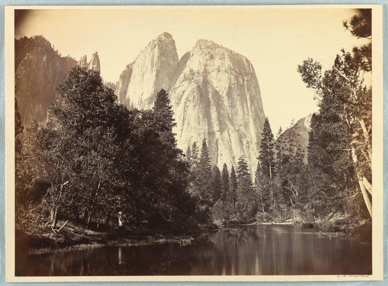 Cathedral Rocks, Yosemite alkotó: Carleton E. Watkins