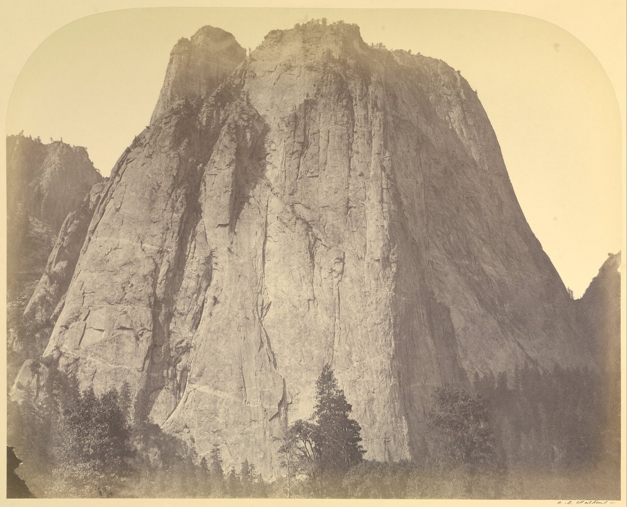 Cathedral Rock-Yosemite, 20. sz alkotó: Carleton Watkins